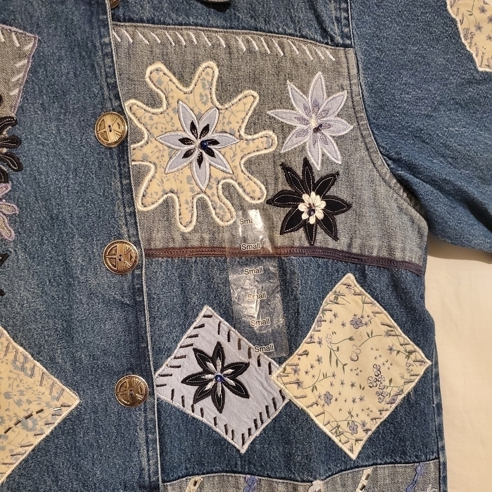 NWT! KEREN HART DENIM JACKET - Picture 4 of 8